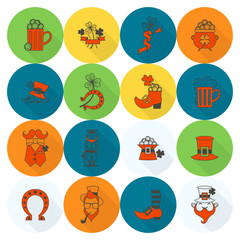 Saint Patricks Day Icon Set