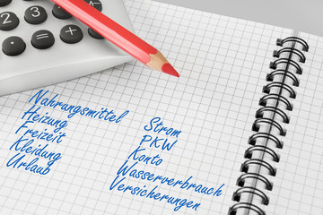 Finanzen -  Sparen