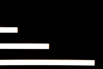 LED lamp on the wall