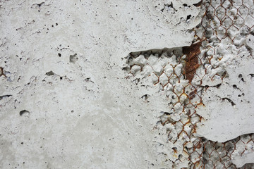 concrete wall.
