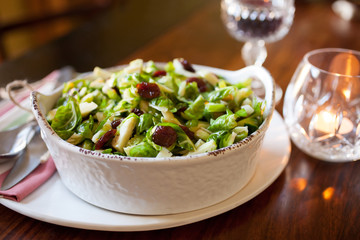 Shaved Brussels Sprout Salad