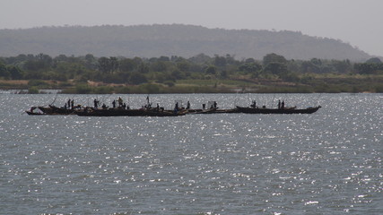 Fischer auf dem Niger