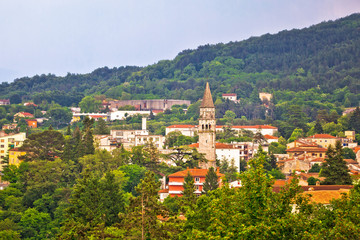 Town of Pazin landmarks view