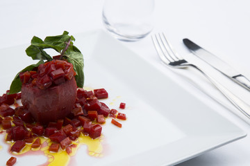 appetizer served on table