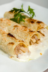 Canelones de asado