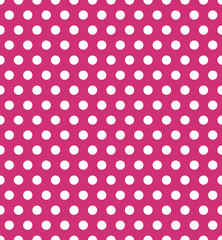 Seamless polka dot pattern. Colorful stamp for wrapper, fabric, apparel, invitation card, paper, wallpaper. Vector illustration