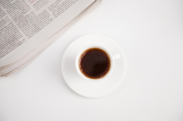 A cup of coffee on the table