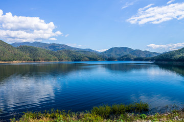 Reserved water at Mae Ghat irrigation dam