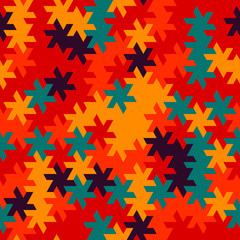 Fototapeta na wymiar Vector modern seamless geometry tessellation pattern, abstract g