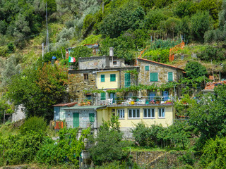 Fototapeta na wymiar Rustical italian home from Tuscany
