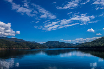 Reserved water at Mae Ghat irrigation dam