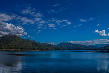 Reserved water at Mae Ghat irrigation dam