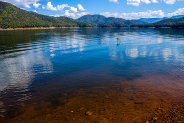 Reserved water at Mae Ghat irrigation dam