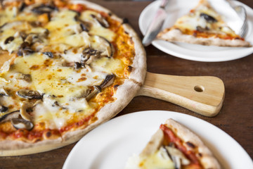 delicious vegetariana pizza