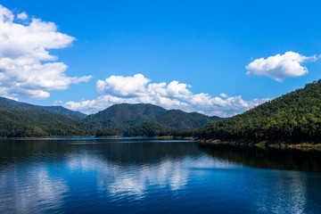 Reserved water at Mae Ghat irrigation dam