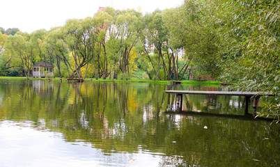 Obraz premium Jetty on the River