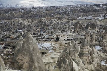 Fototapeta na wymiar landscape from cappadocia turkey