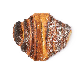 Sweet pastry bun isolated