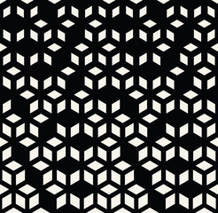 Abstract geometric black and white graphic minimal halftone pattern