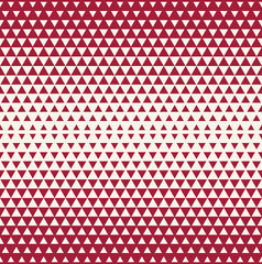 Abstract red geometric hipster fashion design print halftone triangle pattern