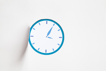 Icon blue clock