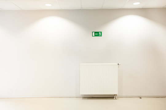 radiator and picture emergency exit