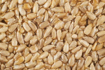 Close-up of a gozinaki confection