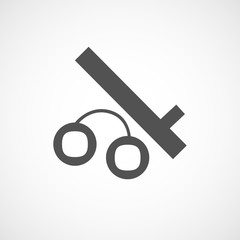 black handcuffs baton