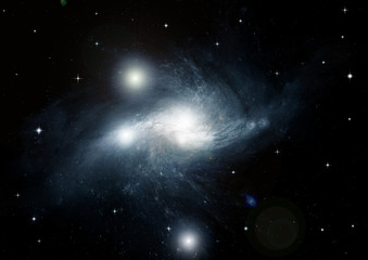 galaxy in a free space