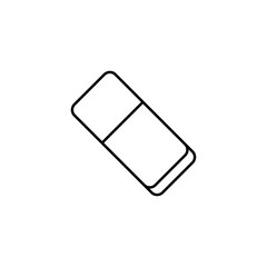 Eraser line icon, school and education element, rubber vector graphics, a linear pattern on a white background, eps 10.