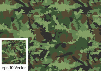 Seamless, Camouflage pattern vector
