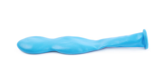 Unblown balloon isolated
