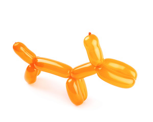 Puppy made of modelling balloon