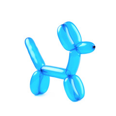 Puppy made of modelling balloon