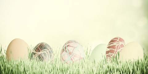 Vintage Easter Painted Eggs