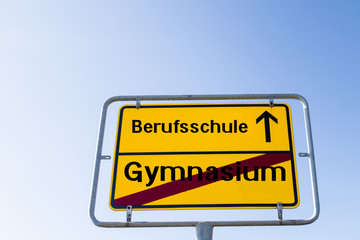 Berufsschule nach Gymnasium