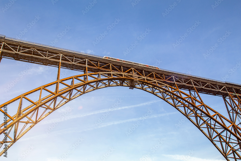 Canvas Prints the high muengstener railway bridge in germany