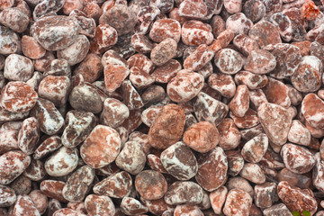 fine natural stone, mulch for landscaping, texture