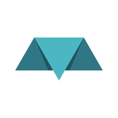 triangle envelope logo vector