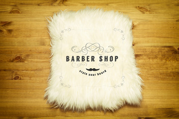 fur carpet on wood floor