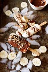 Banana ice creams