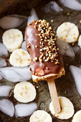Banana ice creams