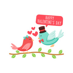 Modern Romantic Happy Valentine Card, Suitable for Invitation, Web Banner, Social Media, and Other Valentine Related Occasion