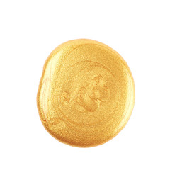 Puddle of paint isolated