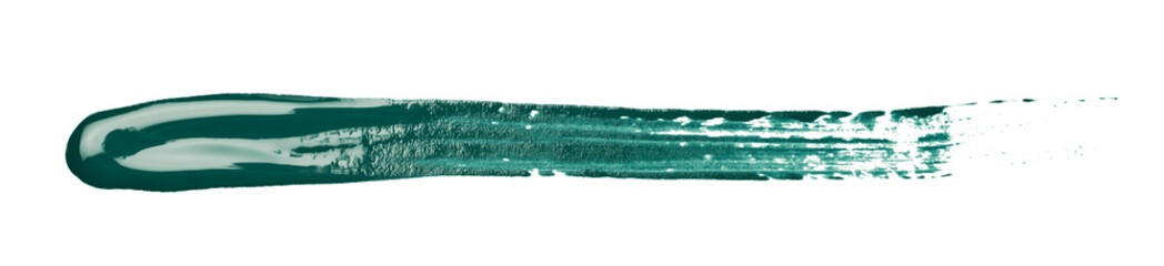 Line stroke of paint isolated