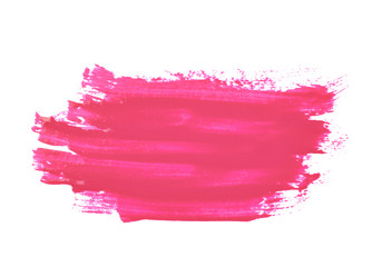 Smudged splash of paint isolated