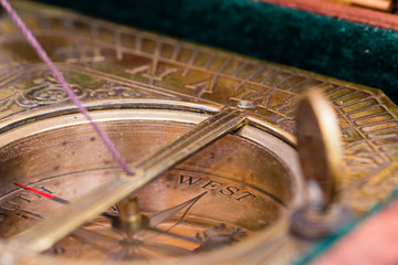 Brass Sundial Compass © Markus