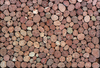 Mosaics made of travertine, Bulgarian stone, decorative wall tiles