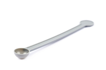 Chemistry measurement spoon isolated