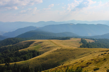 Obraz premium winter, ukraine, mountain, sunset, carpathian , mountain range ,landscapes ,tourism ,snow journey ,outdoors ,sky ,fog ,clouds 